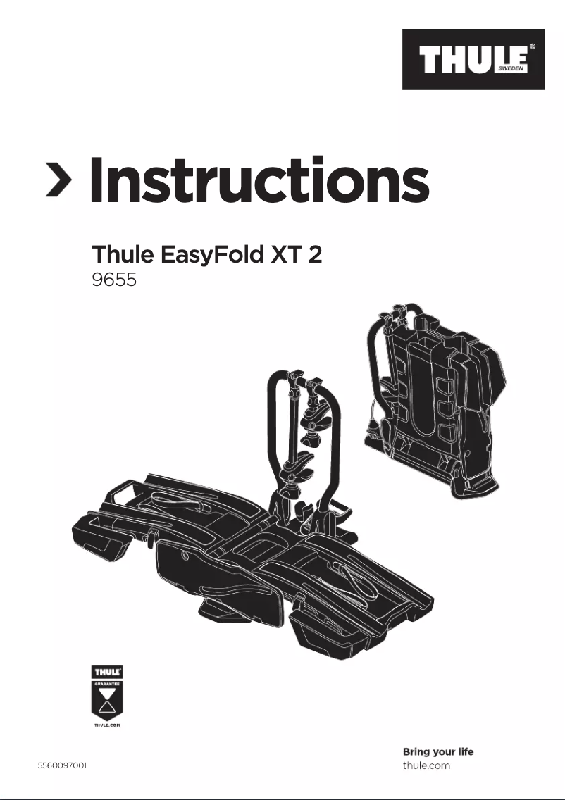 Página 1 del manual Manual de usuario Thule EasyFold XT F 2