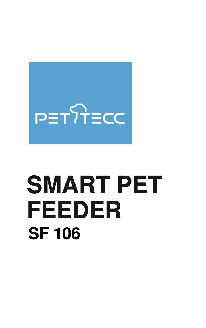 Page 1 de la notice Manuel utilisateur Pettecc SF 106