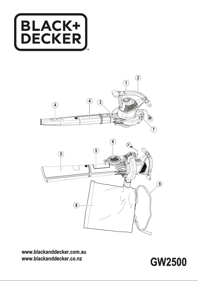 Image de la première page du manuel de l'appareil GW2500