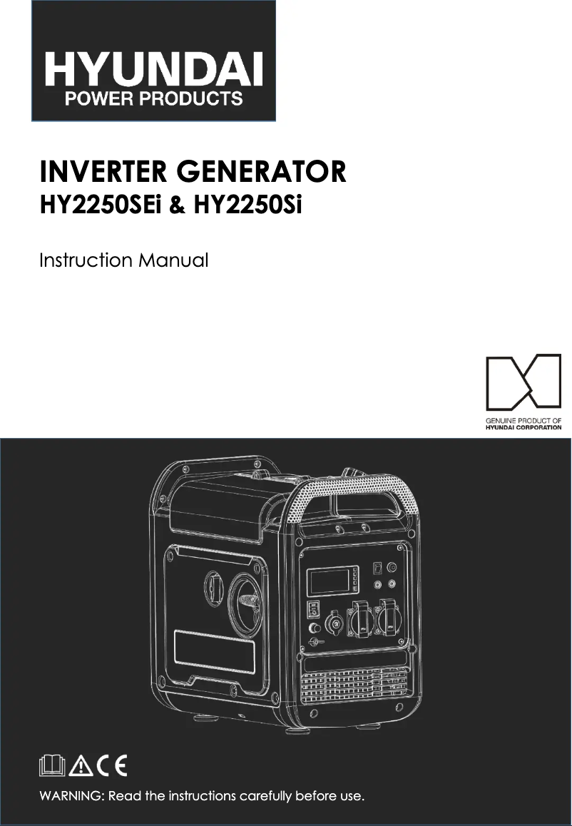 Image de la première page du manuel de l'appareil HY2250Si