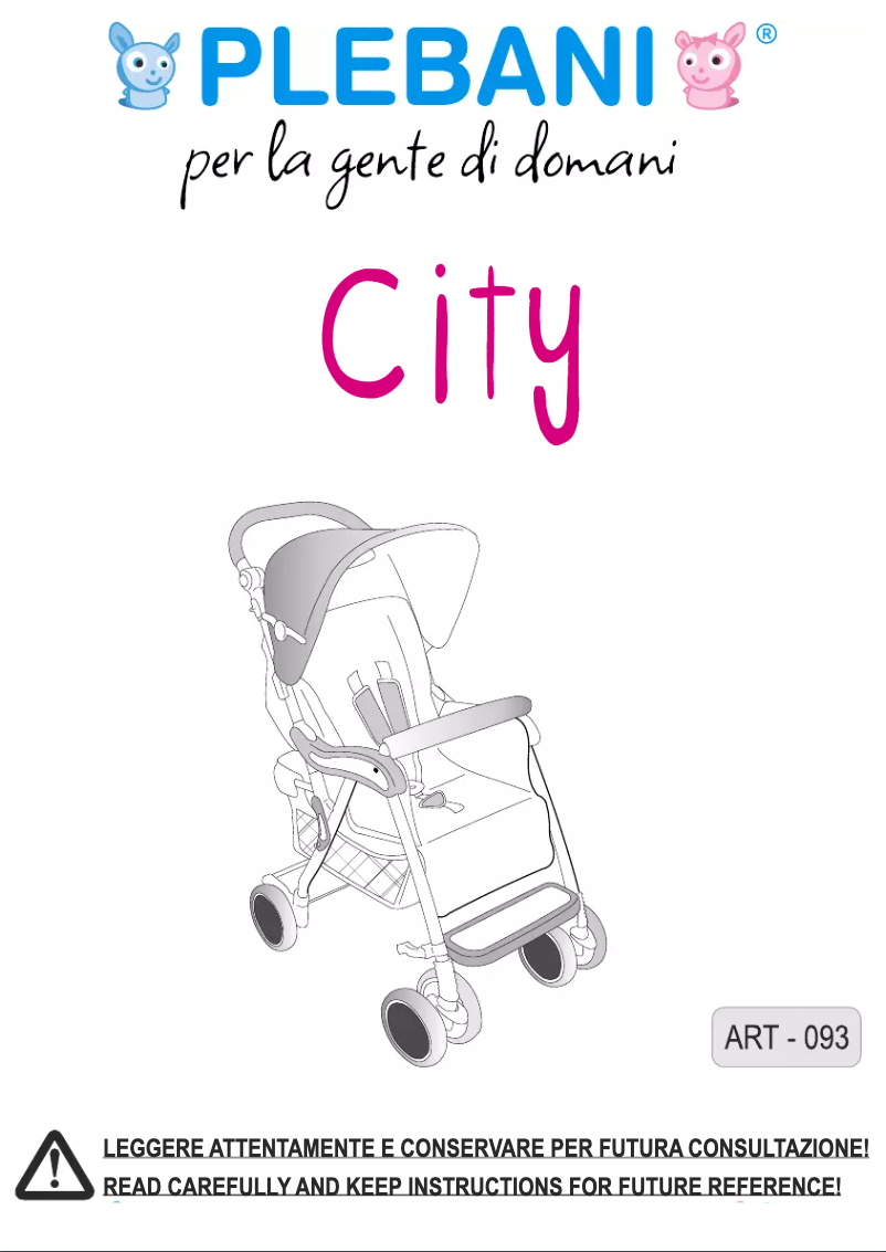 Image de la première page du manuel de l'appareil City