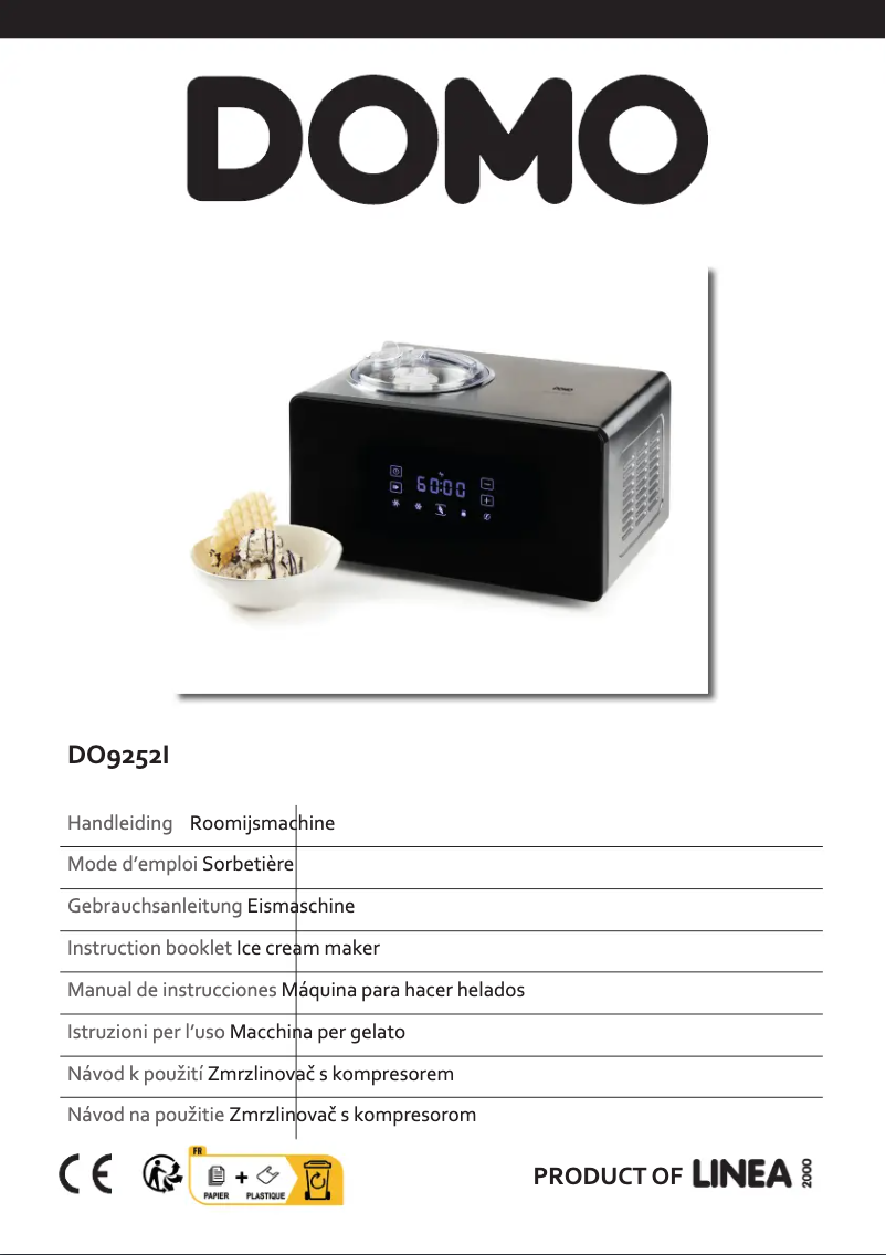 Image de la première page du manuel de l'appareil DO9252I