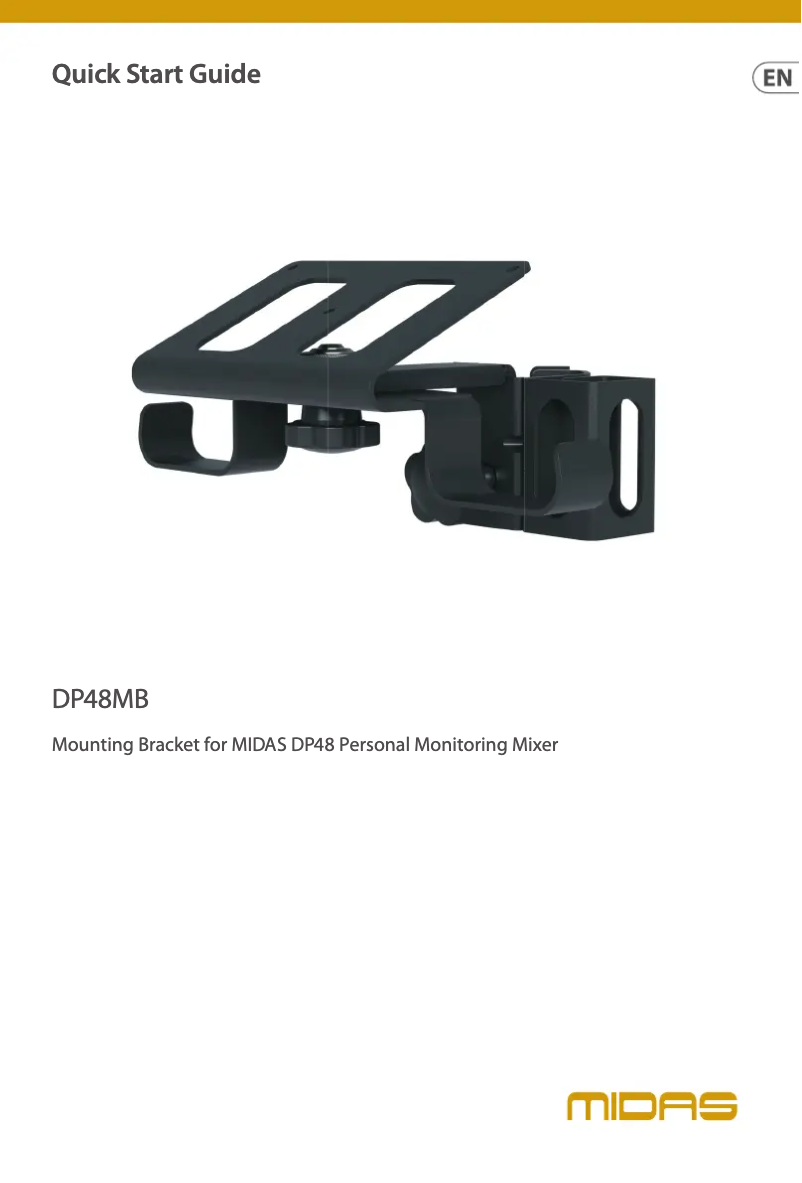 Page n°1 - Manuel utilisateur Midas DP48MB