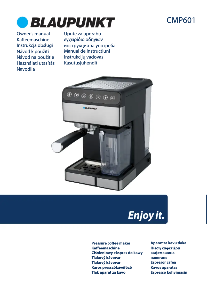 Page n°1 - Manuel utilisateur Blaupunkt CMP601