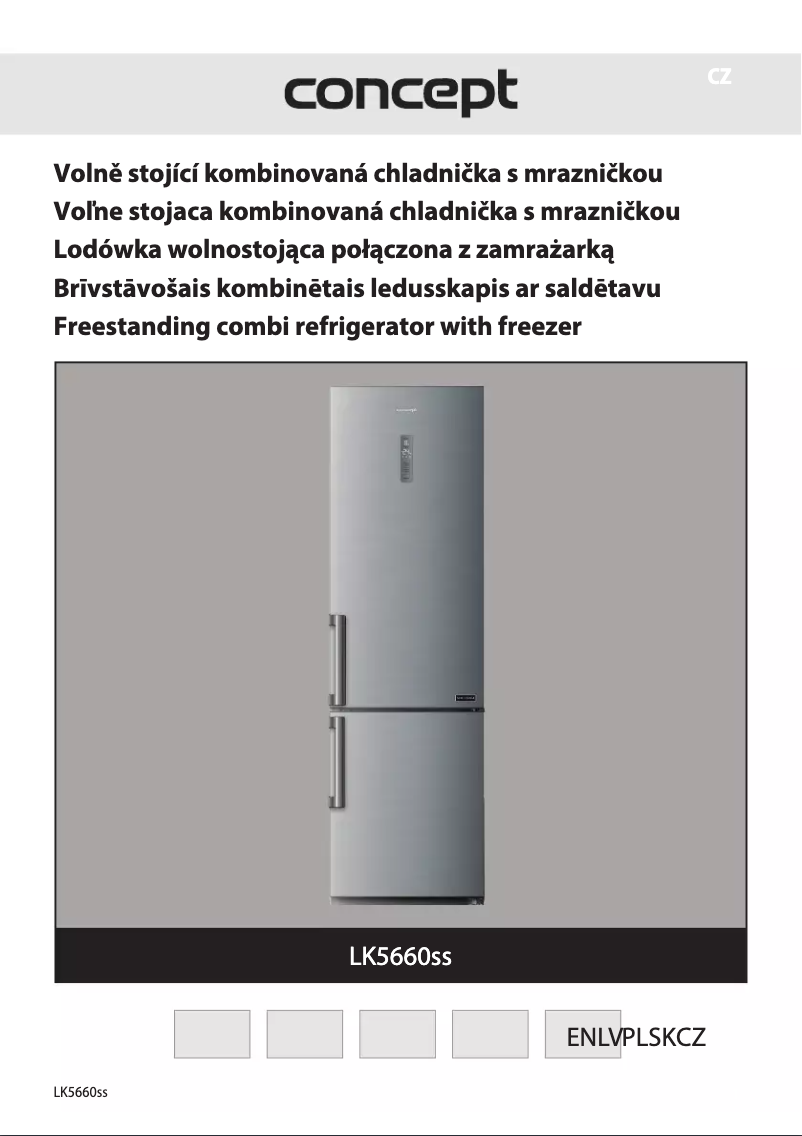 Image de la première page du manuel de l'appareil LK5660SS