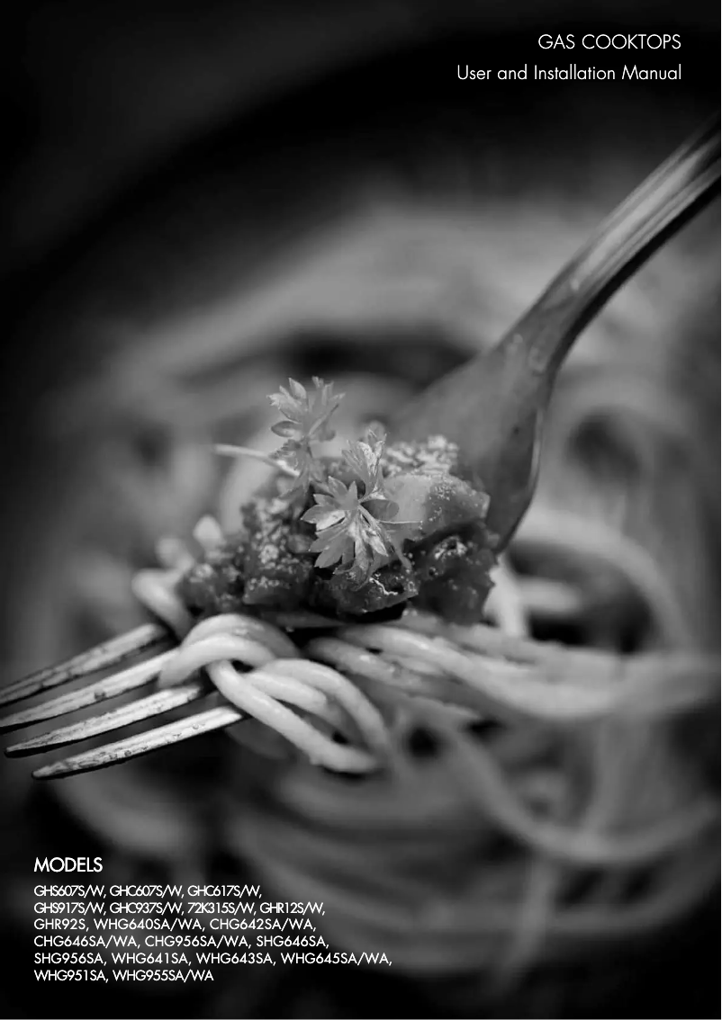 Image de la première page du manuel de l'appareil GHC937S