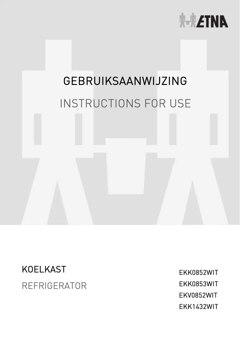 Image de la première page du manuel de l'appareil EKK0853