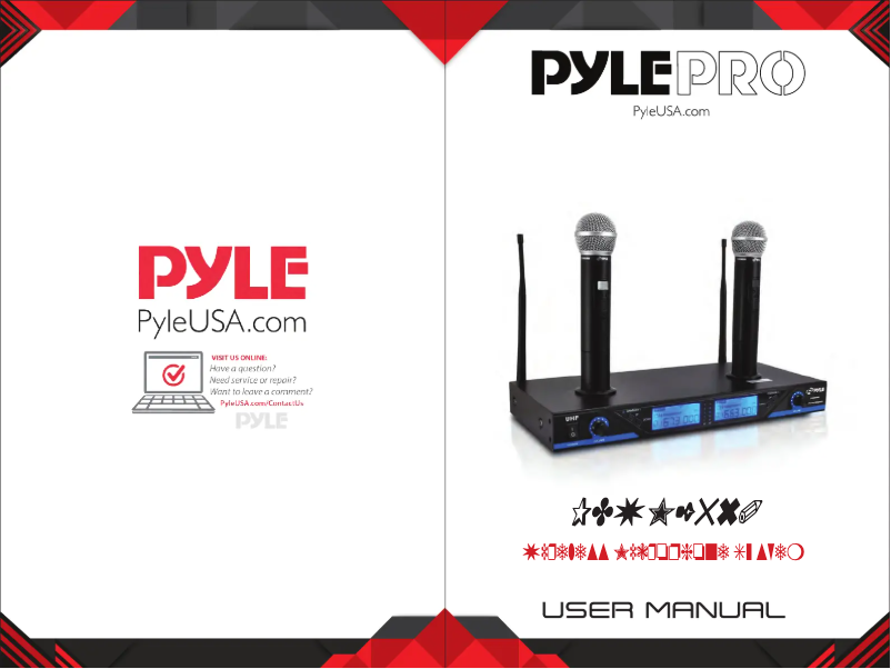 Page n°1 - Manuel utilisateur Pyle Pro PDWM2560