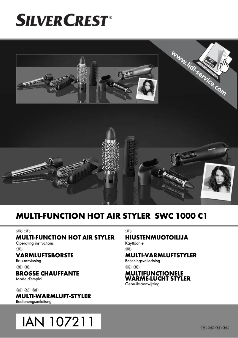 Image de la première page du manuel de l'appareil SWC 1000 C1