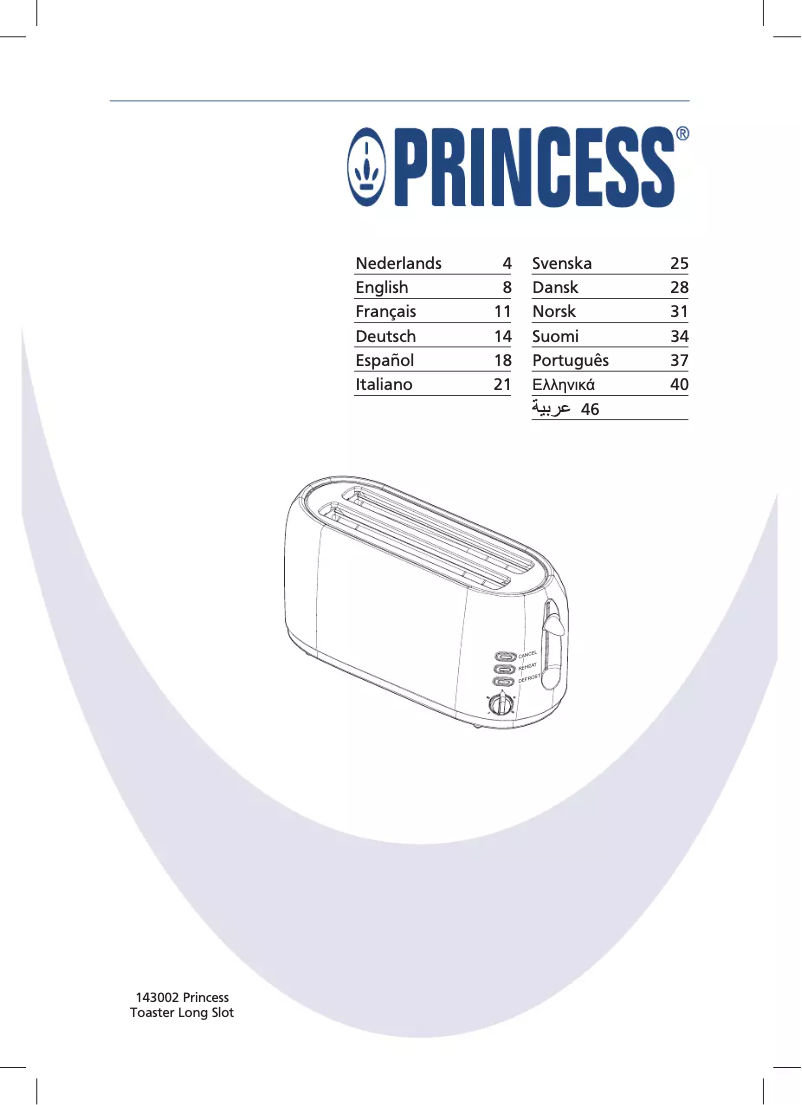 Image de la première page du manuel de l'appareil 143002