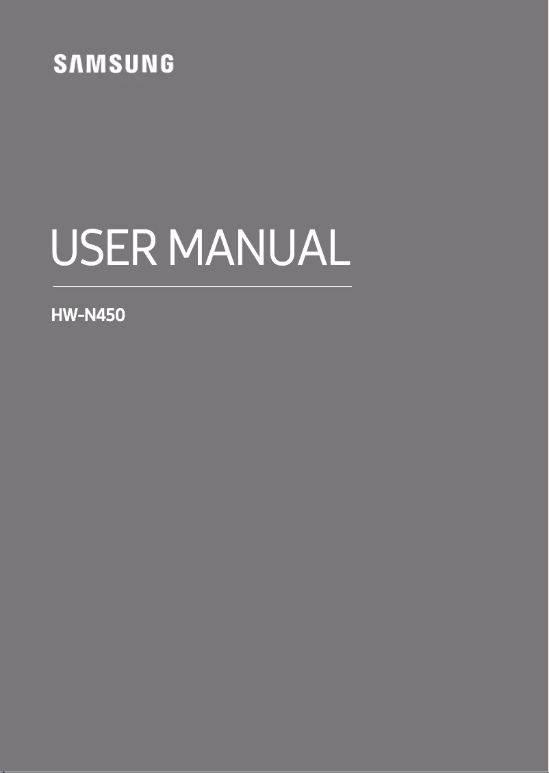 Image de la première page du manuel de l'appareil HW-N450