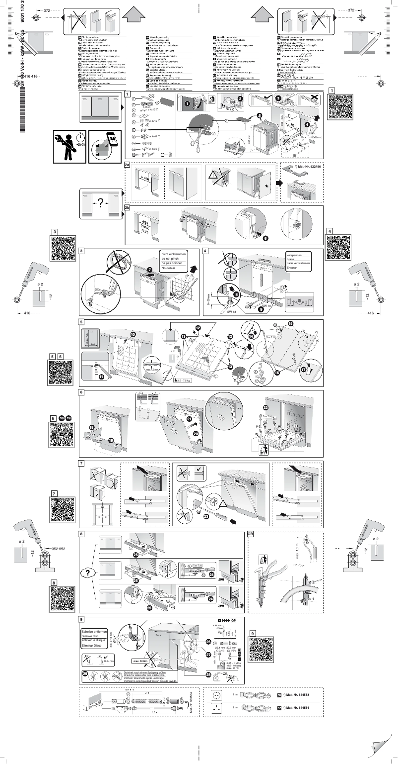 Page n°1 - Guide d'installation Neff S581C50X3E