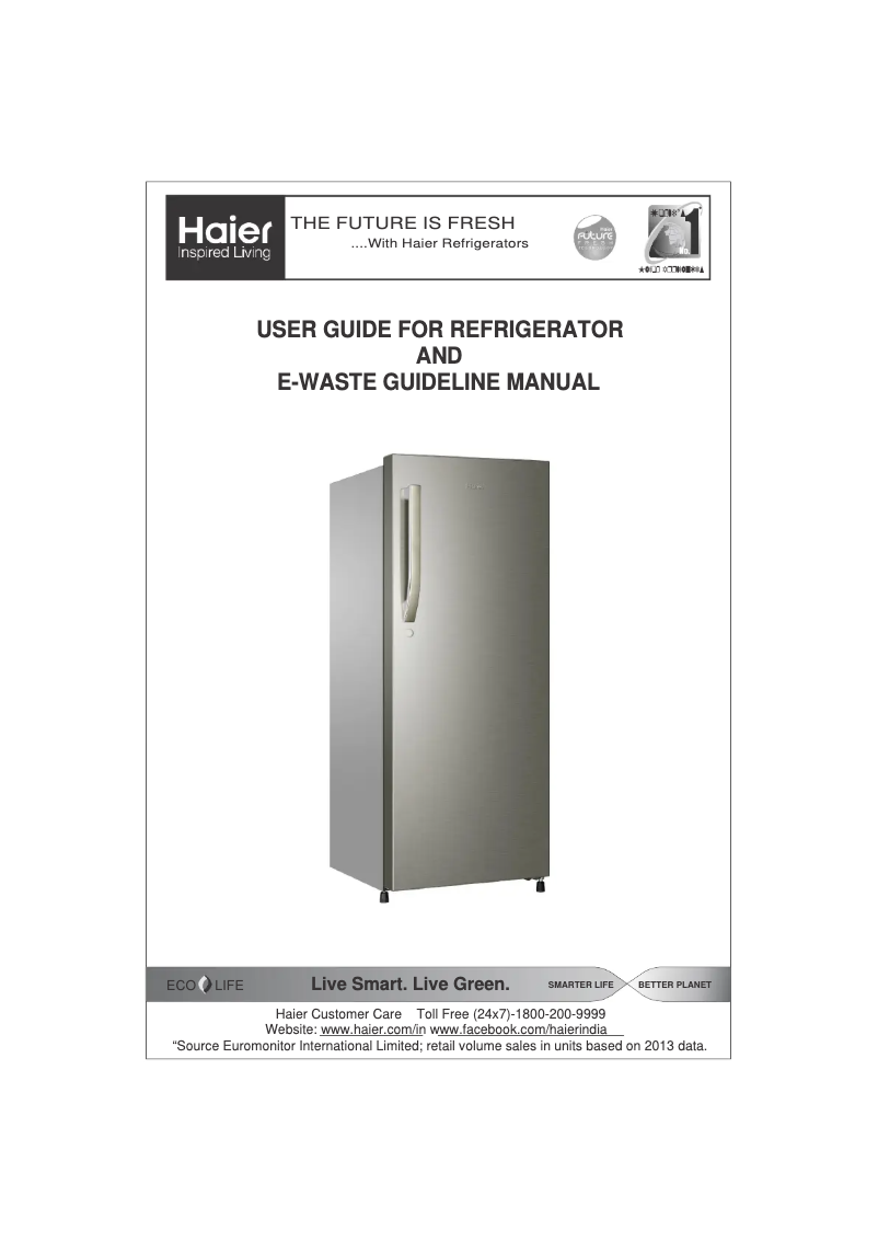 Page n°1 - Manuel utilisateur Haier HRD-2203BS-E