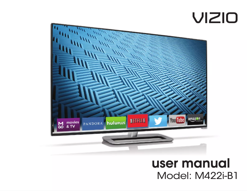 Page 1 de la notice Manuel utilisateur VIZIO M422i-B1