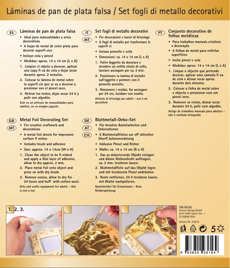 Page 1 de la notice Manuel utilisateur Melinera IAN 056749