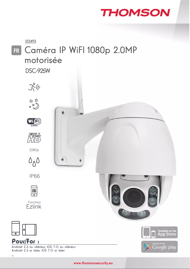 Page n°1 - Manuel utilisateur Thomson 512493