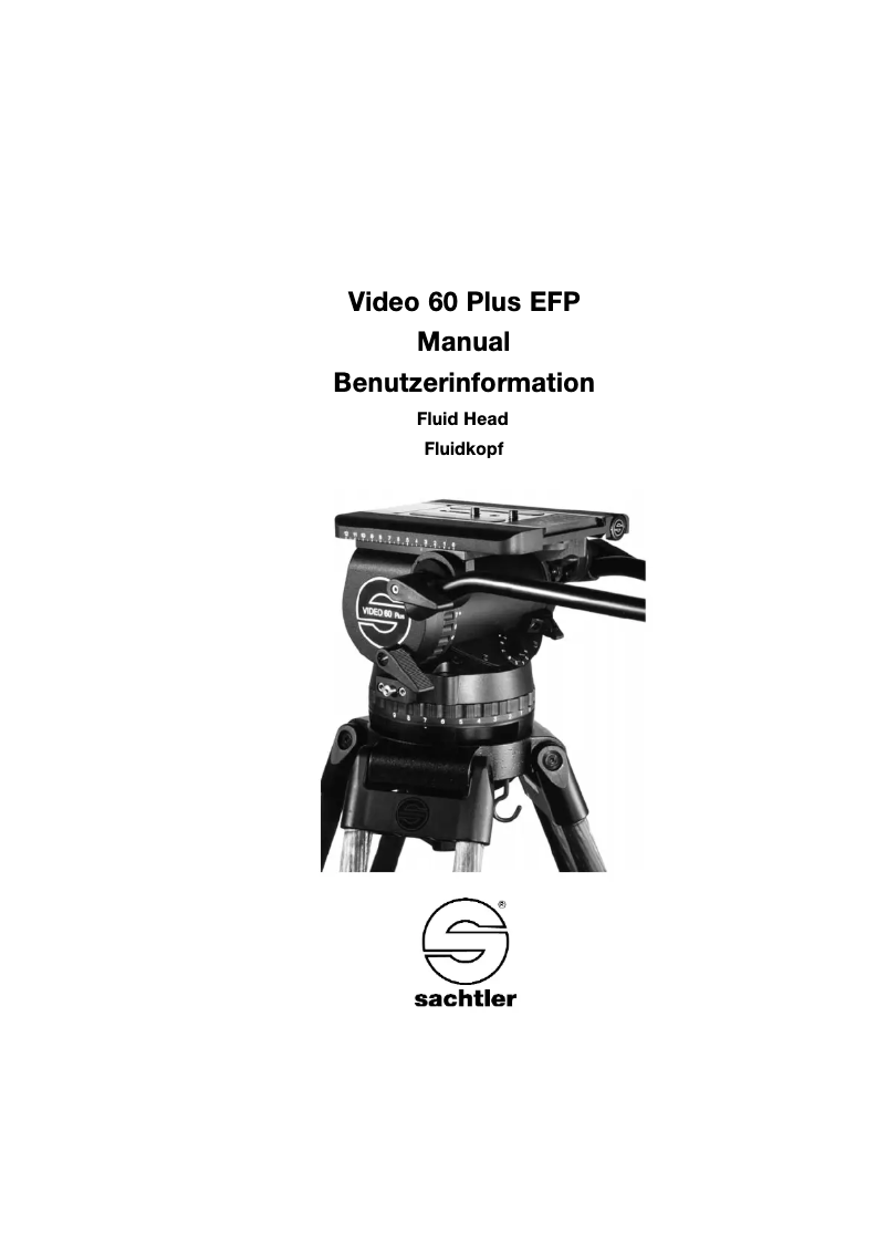 Image de la première page du manuel de l'appareil Video 60 Plus EFP