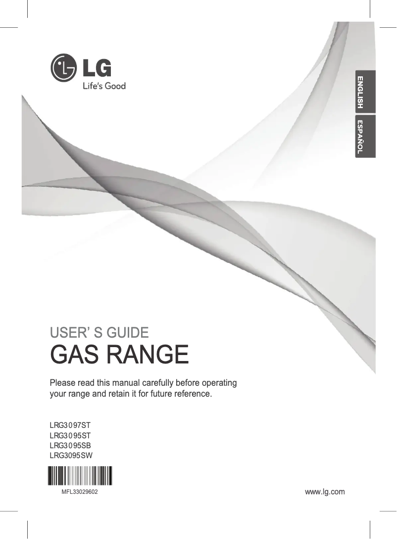 Página 1 del manual Manual de usuario LG LRG3095SW