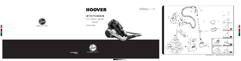 Page 1 de la notice Manuel utilisateur Hoover ST71_ST20017