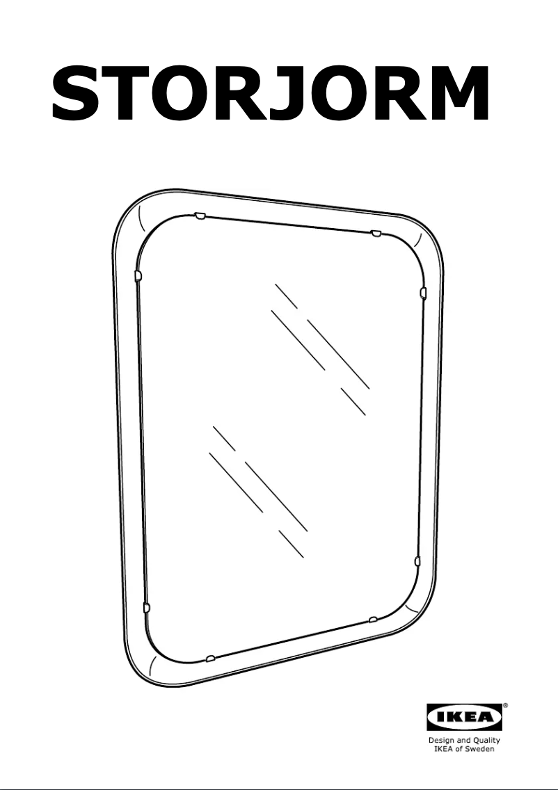 Image de la première page du manuel de l'appareil STORJORM