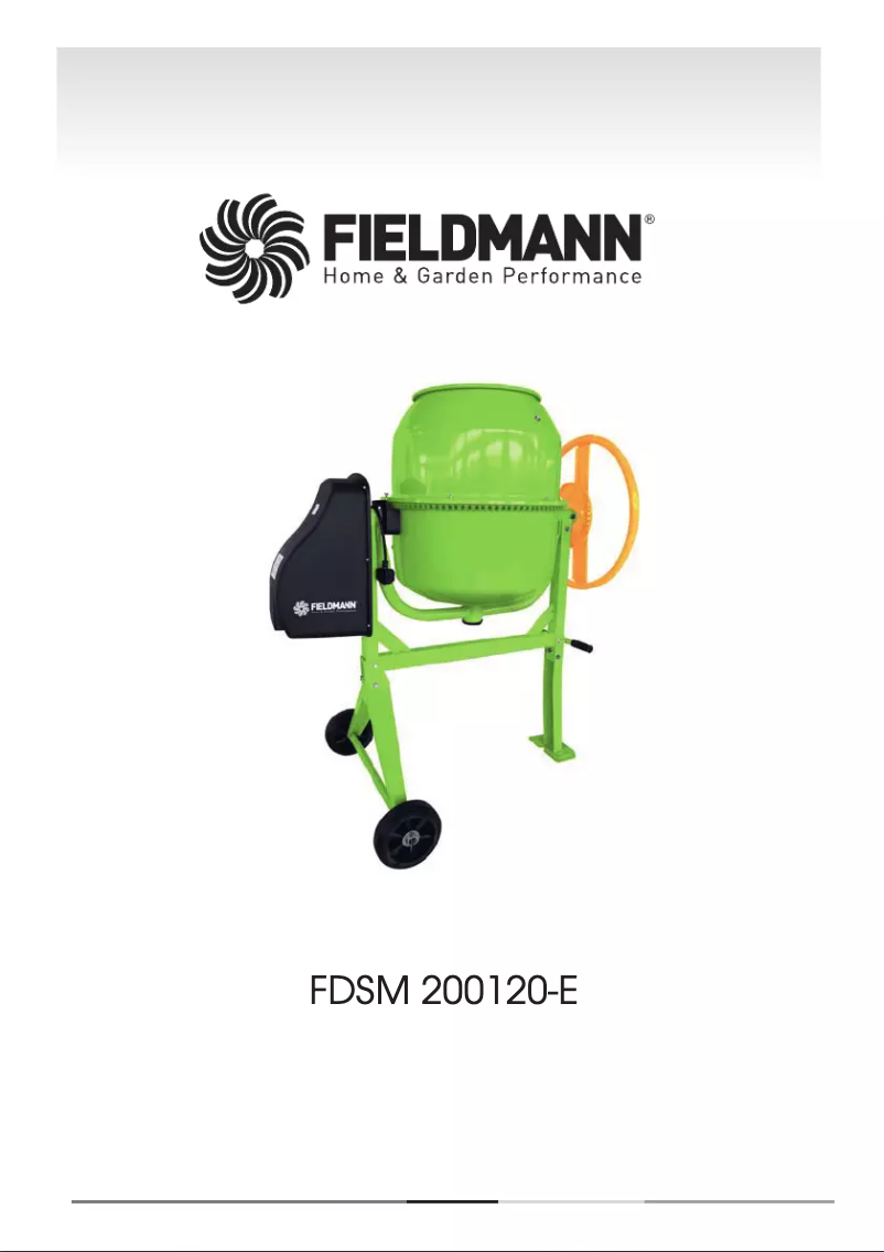 Page n°1 - Manuel utilisateur Fieldmann FDSM 200120-E