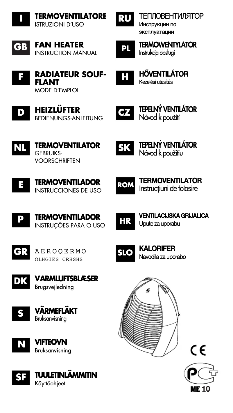 Page 1 de la notice Manuel utilisateur DeLonghi HVK1010