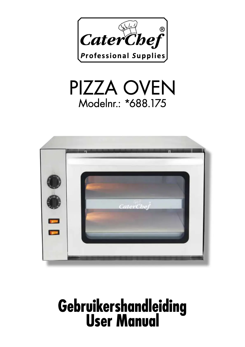 Page n°1 - Manuel utilisateur CaterChef 688175