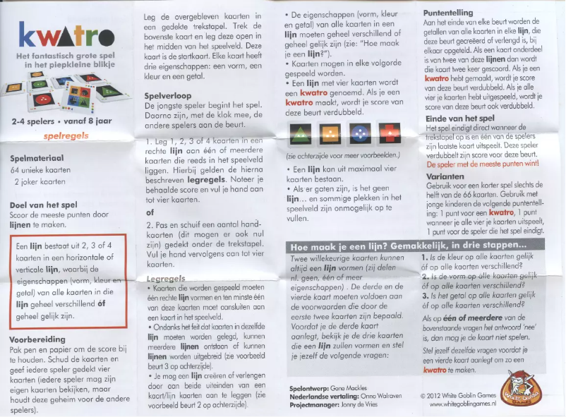 Image de la première page du manuel de l'appareil Kwatro