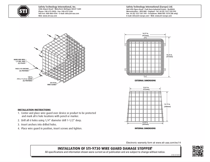 Image de la première page du manuel de l'appareil 9730