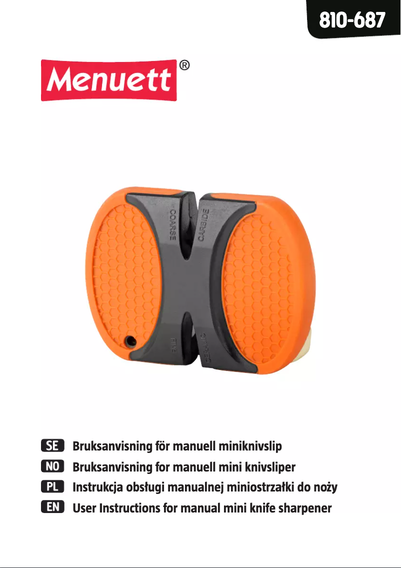 Imagen de la primera página del manual del dispositivo 810-687