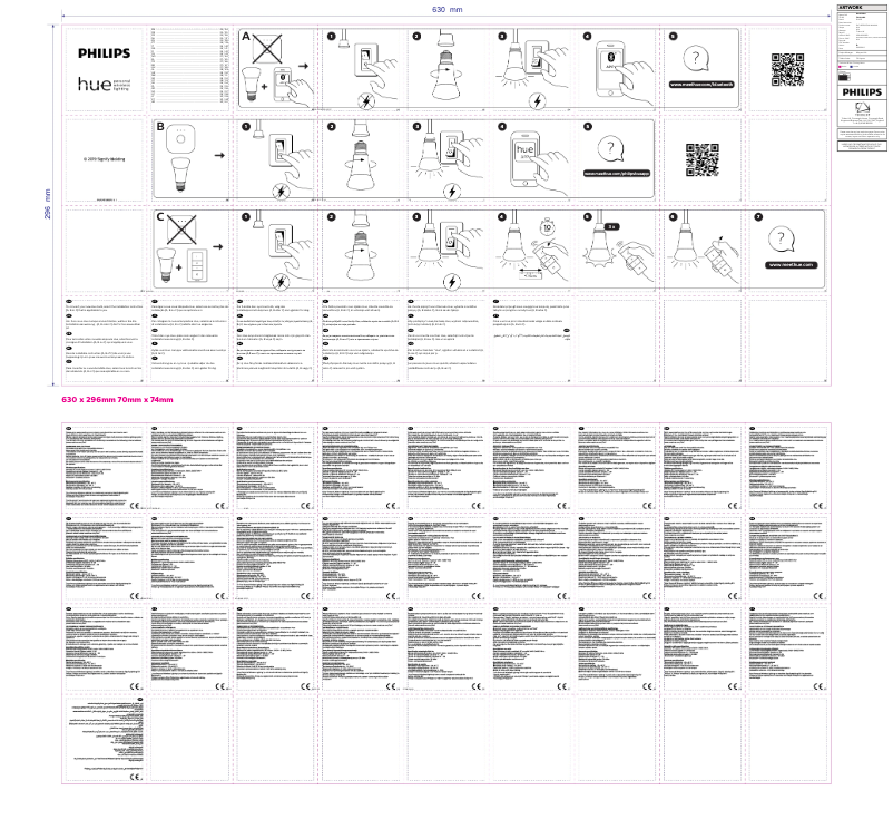 Page 1 of the manual User Manual Philips Hue White & Color