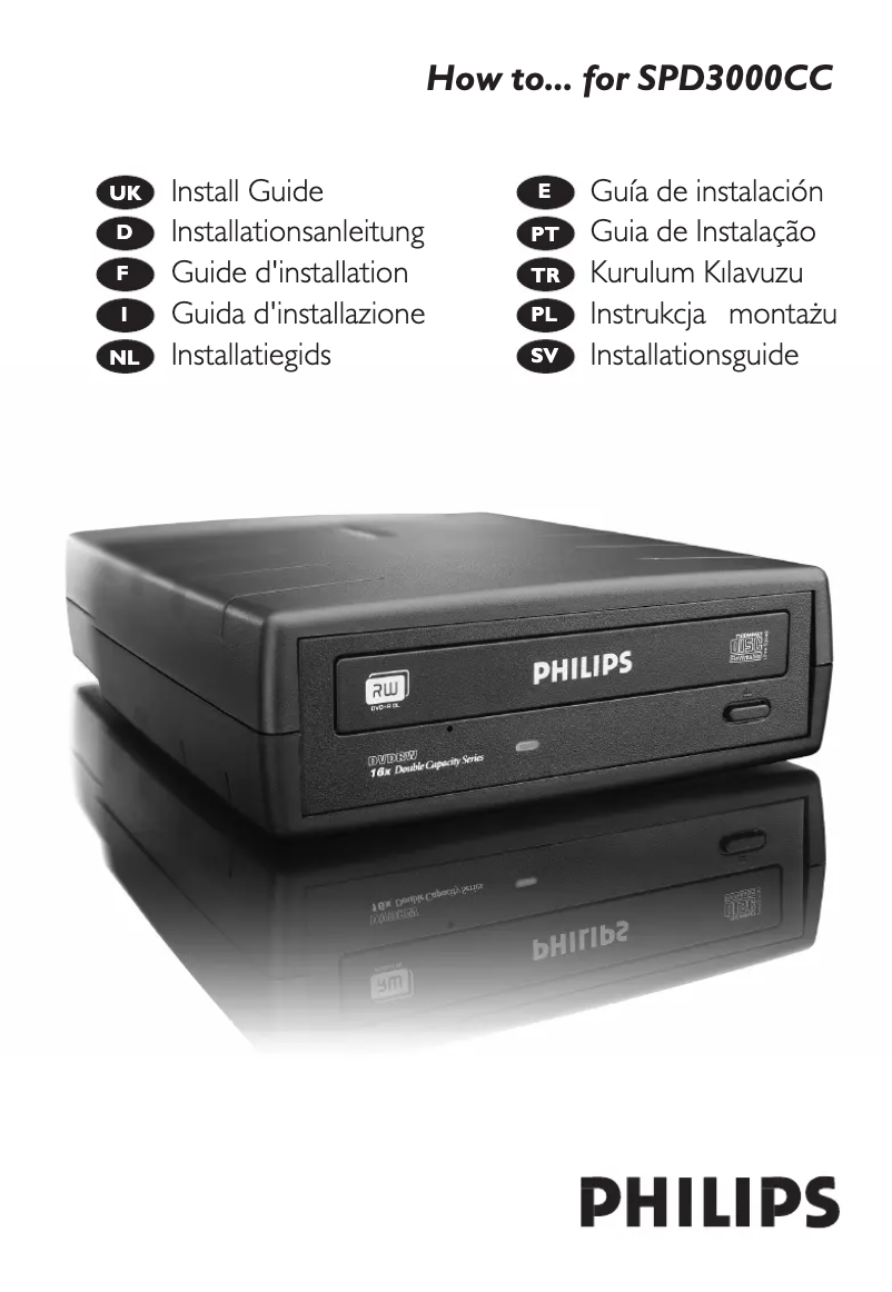 Página 1 del manual Manual de instrucciones Philips SPD3000CC