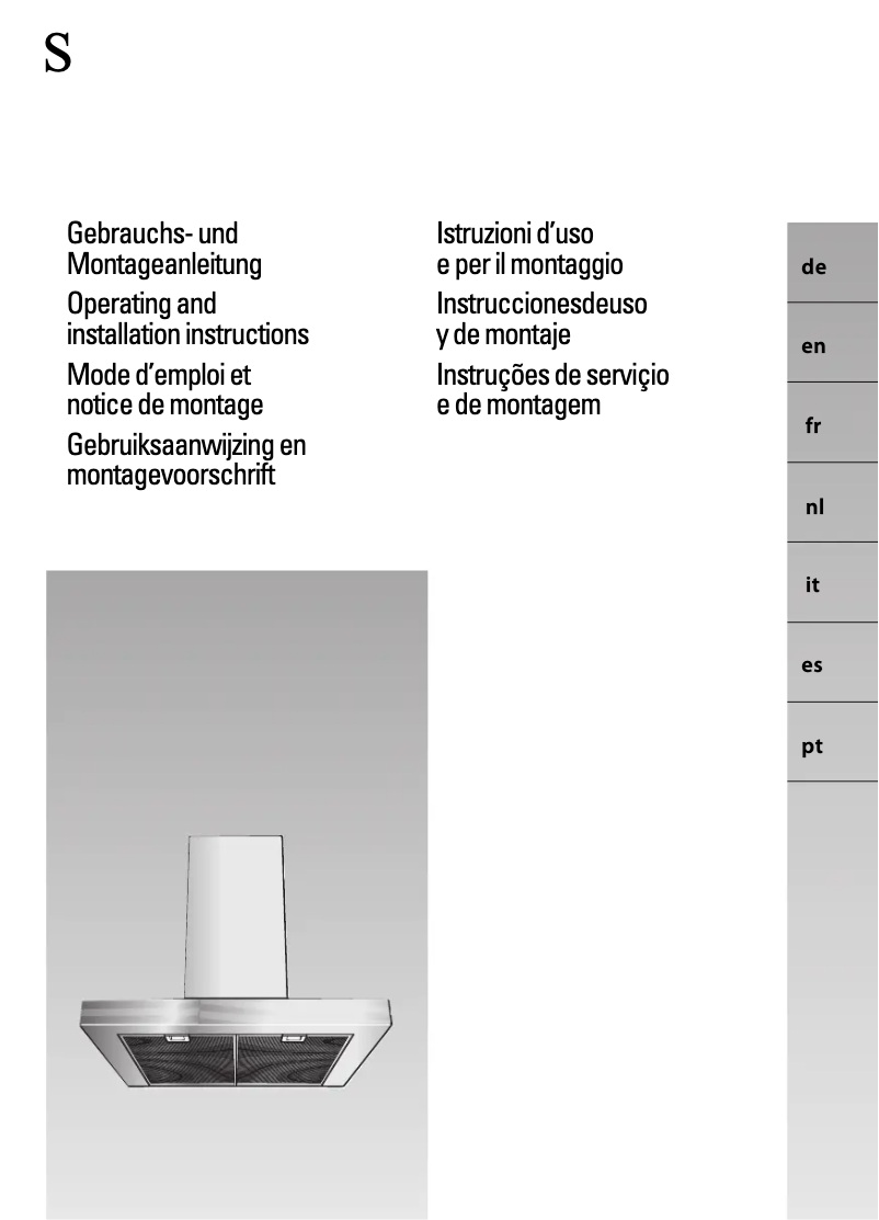 Page n°1 - Manuel utilisateur Siemens LC656BA40