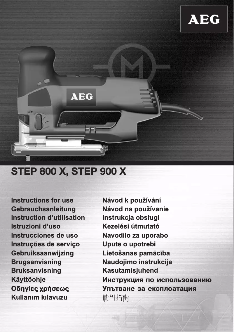 Página 1 del manual Manual de usuario AEG STEP 800 X