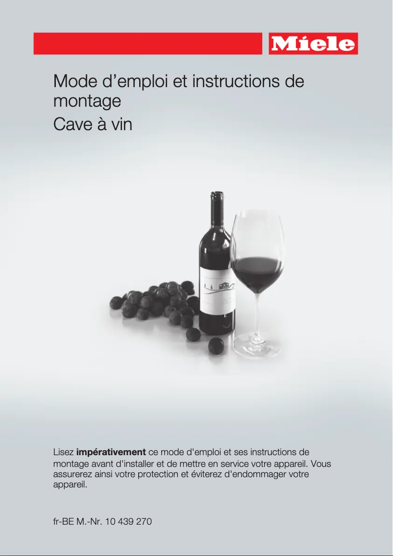 Image de la première page du manuel de l'appareil KWT 6833 SG