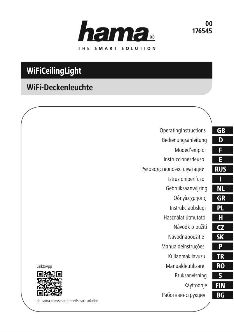 First page image of the manual for 00176545
