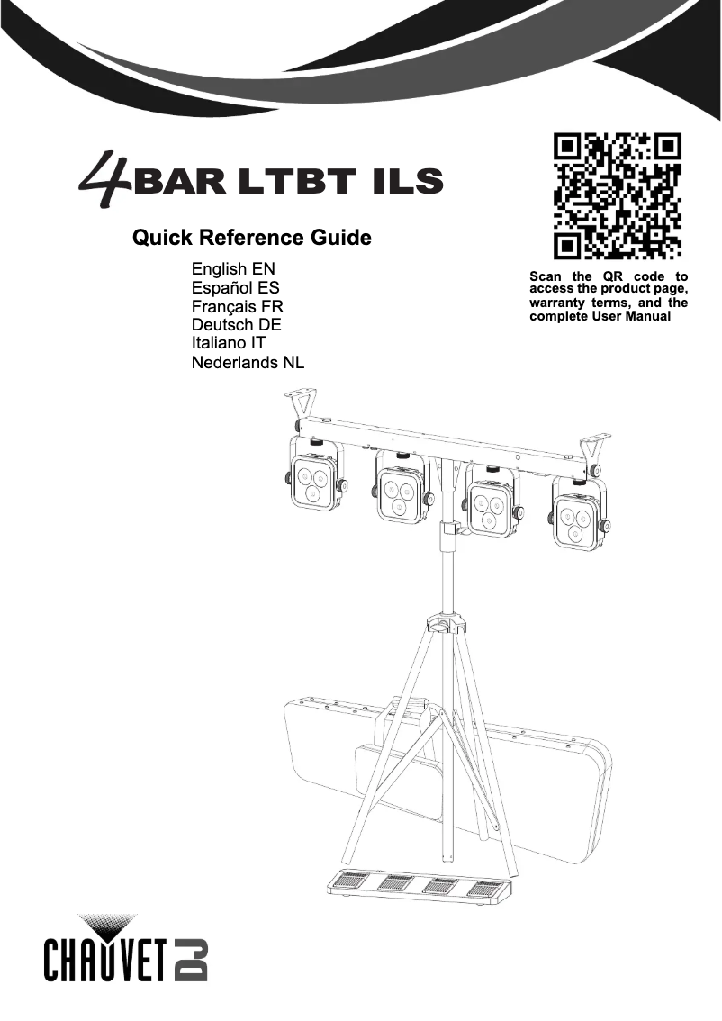 Page n°1 - Manuel utilisateur Chauvet 4Bar LTBT ILS