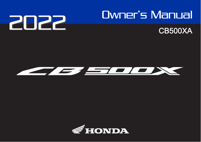 Image de la première page du manuel de l'appareil NX500 (2022)