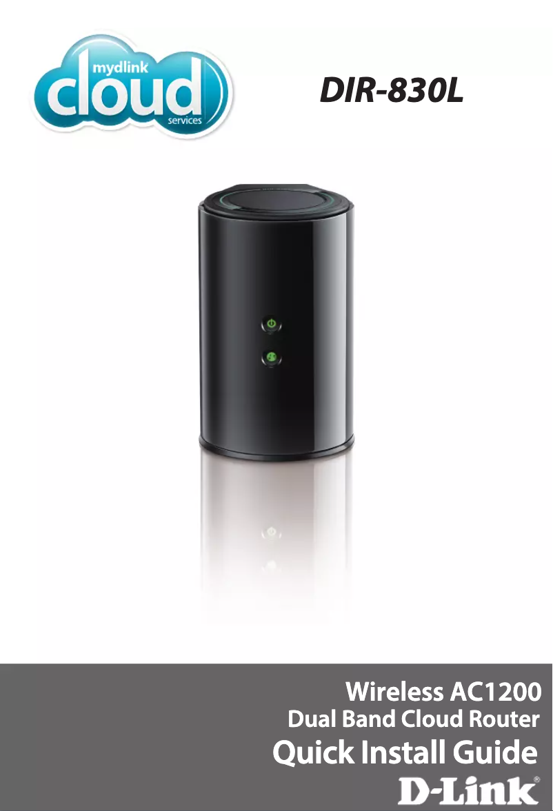 Page 1 de la notice Manuel utilisateur D-Link DIR-830L