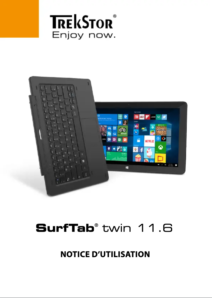 Image de la première page du manuel de l'appareil SurfTab twin 11.6
