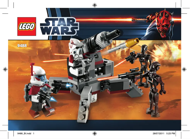 Image de la première page du manuel de l'appareil Value Pack Star Wars