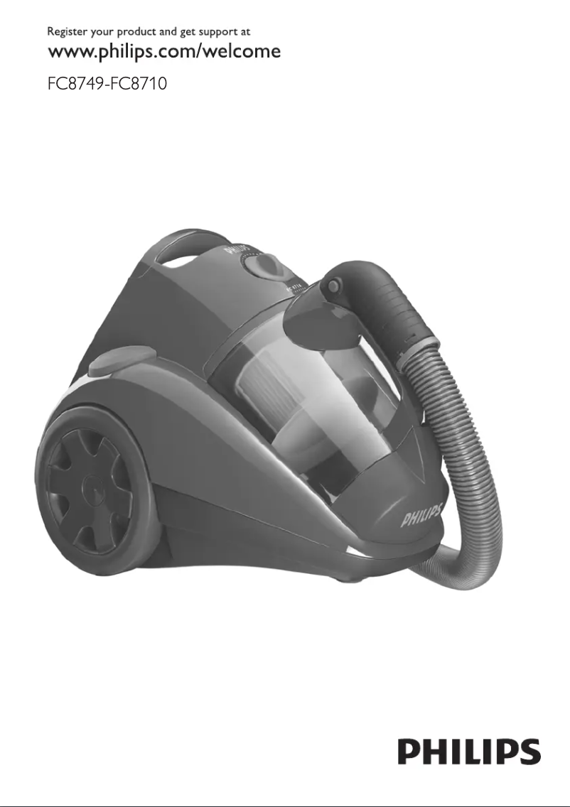 Page n°1 - Manuel utilisateur Philips EasyClean FC8733