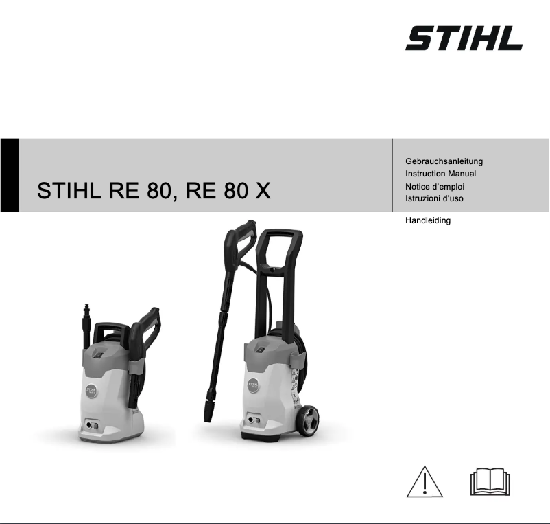 Page n°1 - Manuel utilisateur Stihl RE 80