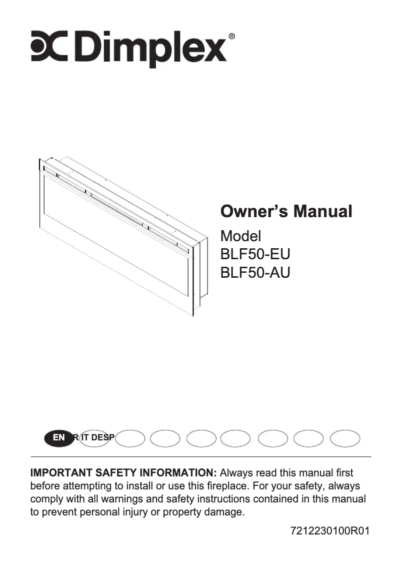 Page 1 de la notice Mode d'emploi Dimplex BLF50