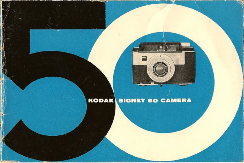 Page 1 de la notice Manuel utilisateur Kodak Signet 50