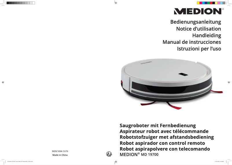 Image de la première page du manuel de l'appareil MD 19700