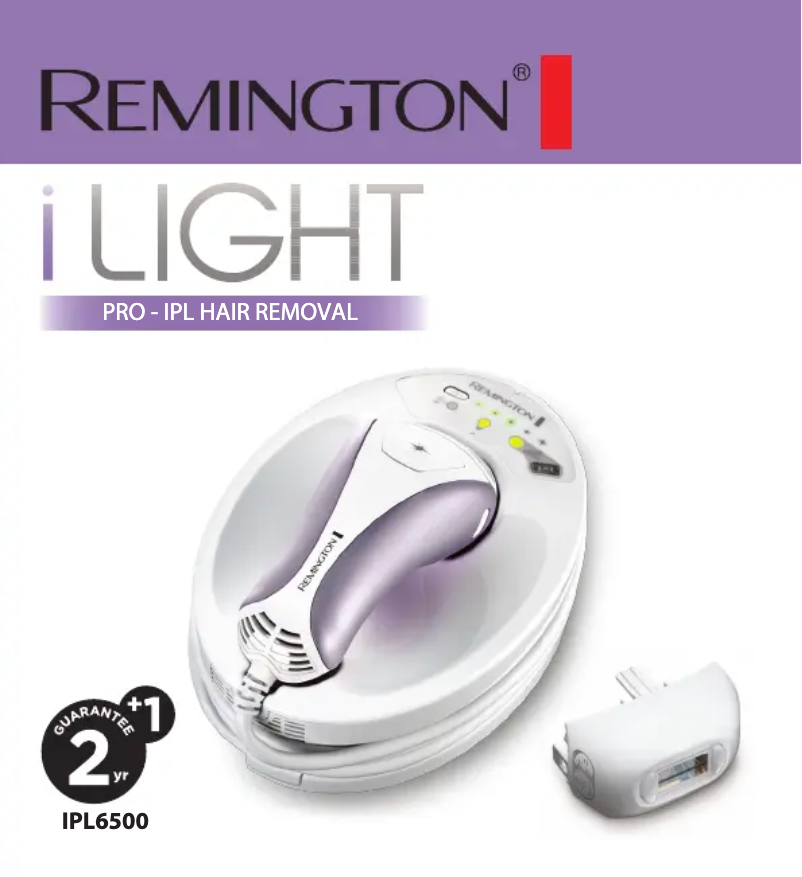 Page 1 de la notice Manuel utilisateur Remington I-Light Pro IPL6500