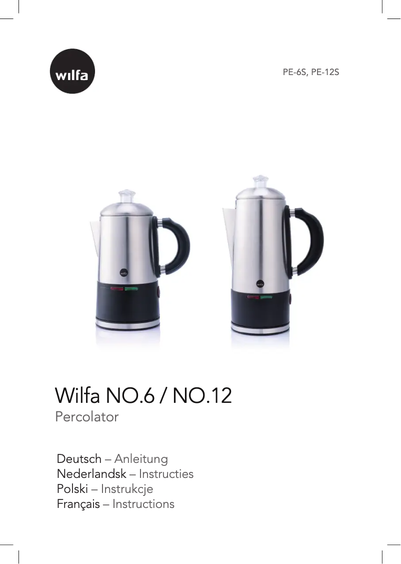 Image de la première page du manuel de l'appareil PE-6S