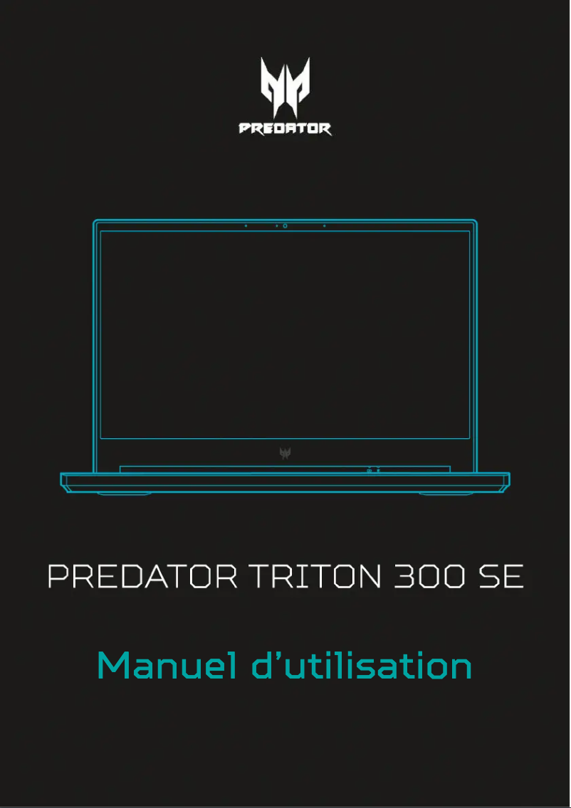 Página 1 del manual Manual de usuario Acer Predator Triton 300 SE