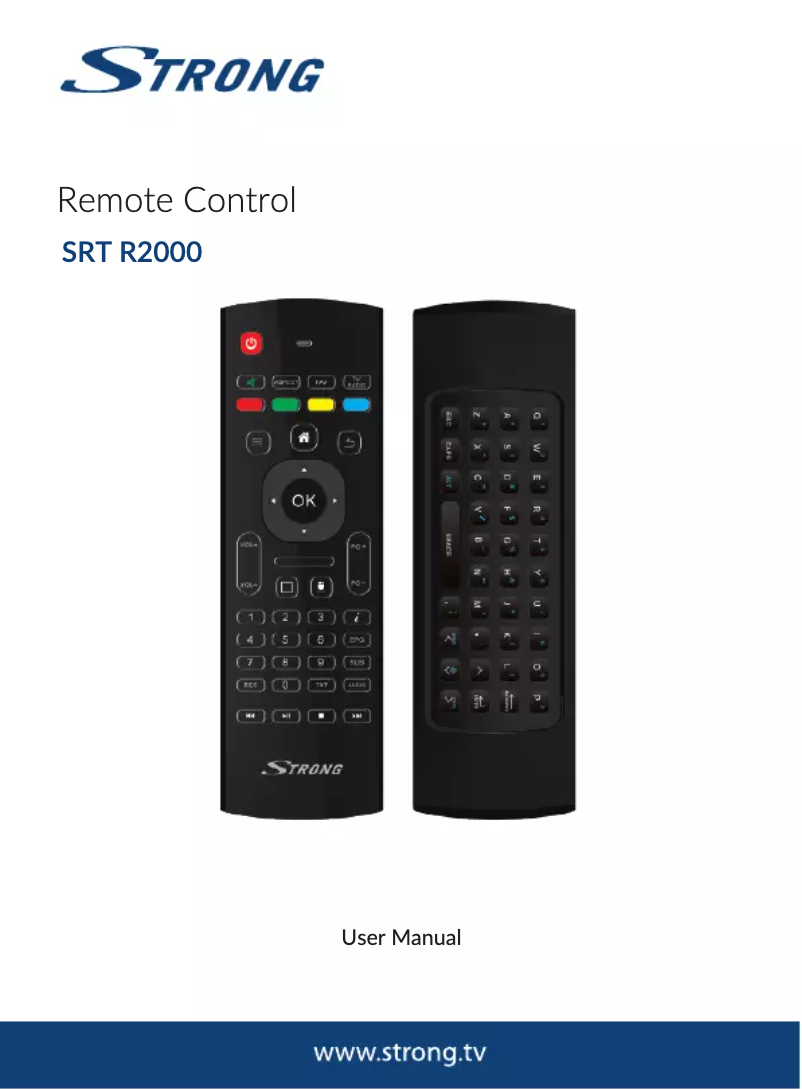 Page 1 de la notice Manuel utilisateur Strong SRT R2000